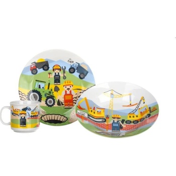 Banquet Sada jídelní The Builders 3 ks