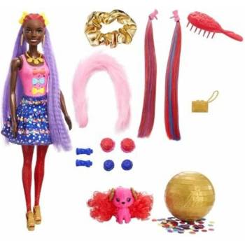 Barbie Color Reveal Glitter! Vlasová stylizace fialová