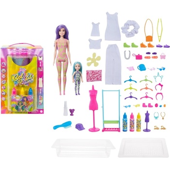 Barbie Color Reveal Neonová Batika Dárkový set