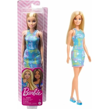 Barbie květinové šaty modré HGM59