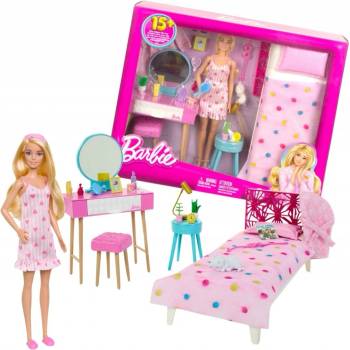 Barbie ložnice s panenkou