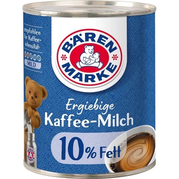Bärenmarke Kondenzované neslazené mléko 10% 340 g
