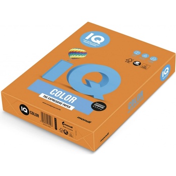 barevný papír IQ OR 43 A4 80 g oranžová 1bal/500ks