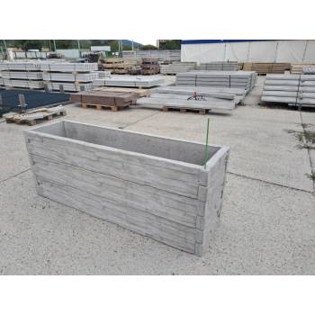 Barigadi Vyvýšený záhon betonový 200x50 x 75 cm, dřevo, hnědá