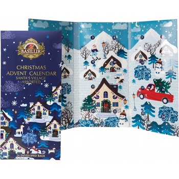 Basilur Advent tea calendar Santa´s Village 24 sáčků