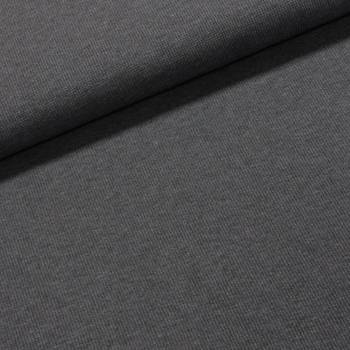 Bavlněný úplet vaflová vazba drobná 5011 0168, jednobarevná tmavě šedá š.150cm (látka v metráži)