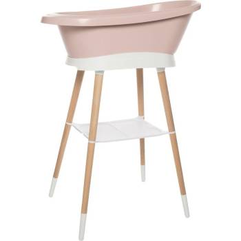 Bebe Jou Sada digitální vaničky Sense Edition Pale Pink se stojanem