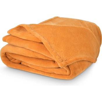 BedTex přikrývka mikroplyš hořčicová 150x200