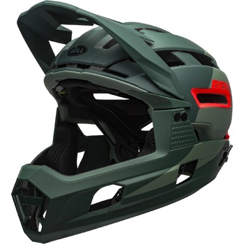 Bell Super Air R Spherical Matt/Gloss Green/Infrared 2025