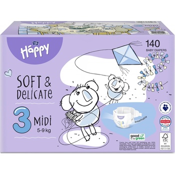 Bella Happy 3 Midi 5-9 kg 140 ks