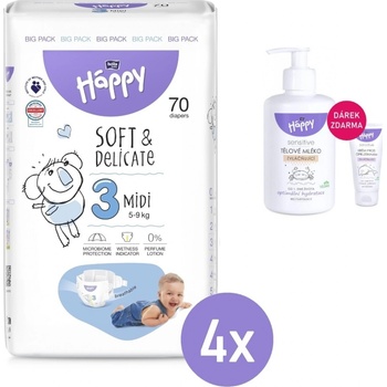 Bella Happy 4x 3 MIDI 5-9kg 70ks