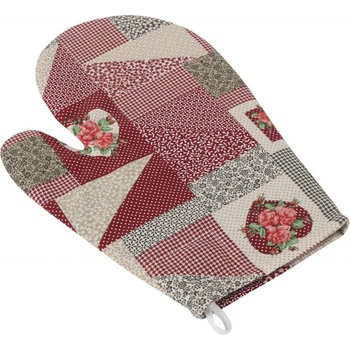 Bellatex Chňapka EMA Patchwork bordó, 18 x 28 cm