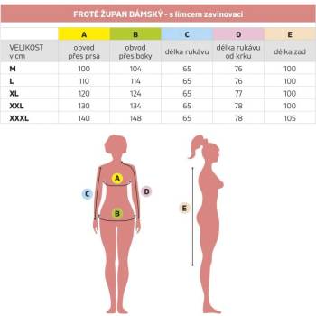 Bellatex froté župan dámský bílý