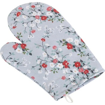 Bellatex kuchyňská chňapka kvítí na šedé 18 x 28 cm