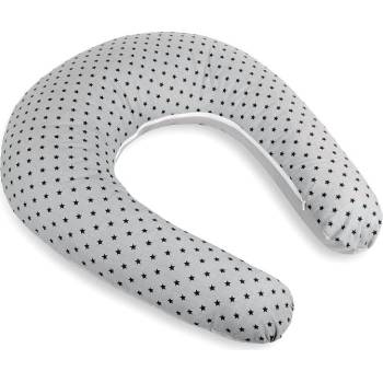 Bellatex Povlak na kojicí polštář na zip Hvězdička šedá