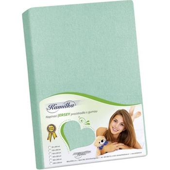 Bellatex prostěradlo jersey Kamilka světle zelené 120x200