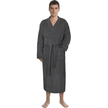 Bellatex župan froté šedý bavlněné froté pánský