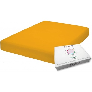 BelnoU Nepropustné hyperprodyšné prostěradlo ECOBEL oranžové 200x200