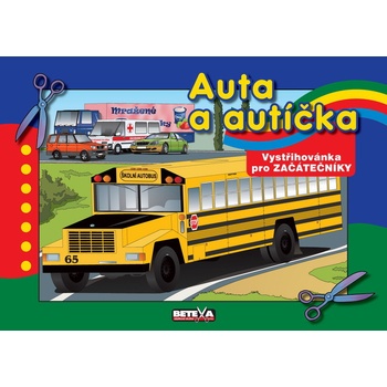Betexa zásilková služba Auta a autíčka Vystřihovánky pro začátečníky