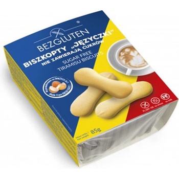 Bezgluten Piškoty jazýčky bez lepku a cukru 85 g