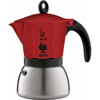 Bialetti Moka Induction 6 červená