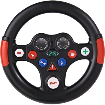 BIG 56487 interaktívny volant čierny k BIG New&Classic odrážadlám so zvukom a svetlom