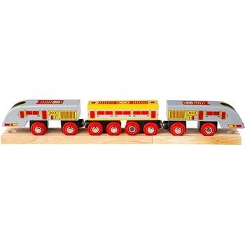 Bigjigs Rail Rychlík Eurostar + 3 koleje