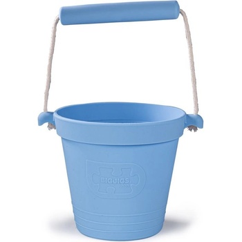 Bigjigs Toys Plážový kyblíček světle modrý