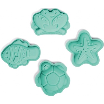 Bigjigs Toys Silikonové formičky zelené Eggshell