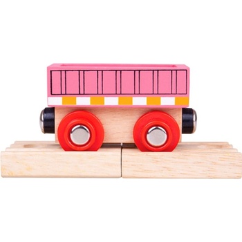 Bigjigs Vagón růžový