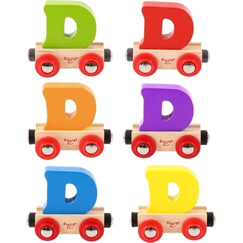 Bigjigs vagónek Písmeno D