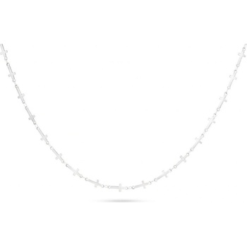 Biju Řetízek z chirurgické oceli, složený z malých křížků 3001563