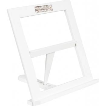 Bílý dřevěný stojan na knihu / kuchařku - 28*30*4 cm - Clayre & Eef