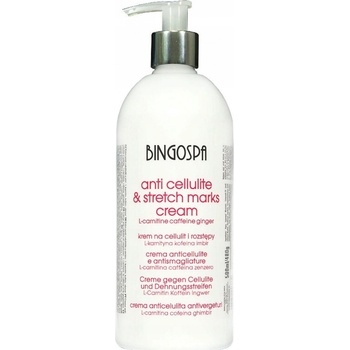 BingoSpa L - Carnitine tělový krém proti celulitidě a striím Caffeine and Ginger 500 ml