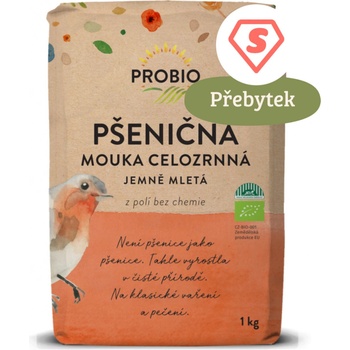 Bioharmonie Pšeničná mouka celozrnná jemně mletá 1kg
