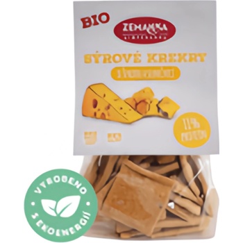Biopekárna Zemanka Špaldové bio krekry se sýrem a slunečnicí 100 g