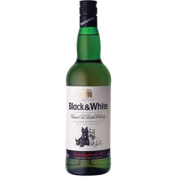 Black AND White SCOTCH WHISKY 40% 0,7 l (holá láhev)