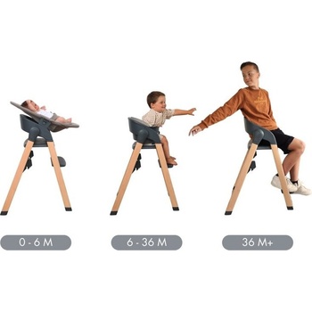 Bo Jungle lehačka Grow With Me Shady Grey