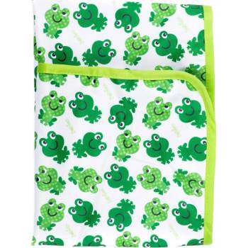 Bobánek podložka Veselé žabky 75 x 75