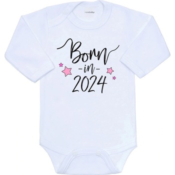 Body s potiskem New Baby Born in 2024 růžové