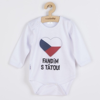 Body s potiskem New Baby Fandím s tátou