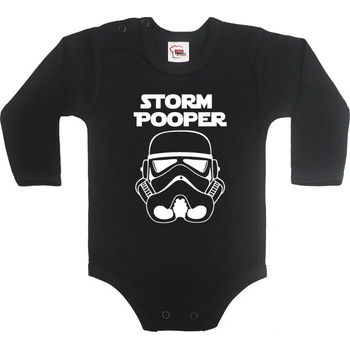 Body s potiskem Star Wars Storm Pooper Černá Canvas Dětské body Bezvatriko.cz