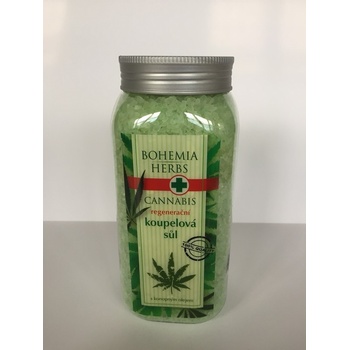Bohemia Cosmetics Cannabis Regenerační koupelová sůl s konopným olejem 900 g