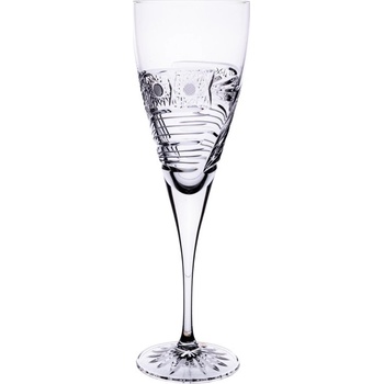 BOHEMIA CRYSTAL Broušené sklenice Fiona na červené víno Brus kometa 6 x 310 ml