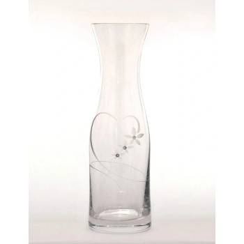 Bohemia Crystal Karafa na víno srdíčka 1000 ml krystaly Preciosa