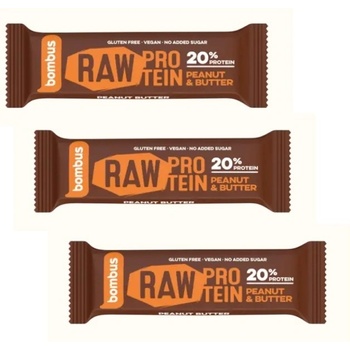 Bombus Raw Protein 20% tyčinka 3 x 50 g