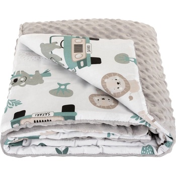 Bomimi Deka minky pojízdná zoo šedá