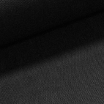 BPP netkaná textilie, černá, š. 160cm, 50g/m2, středně pevná, role 50m (látka v metráži)