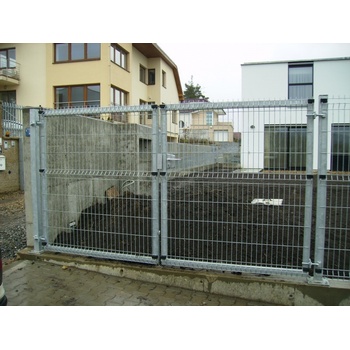 Brána dvoukřídlá 3D Zn - výška 1730 mm, šířka 4000 mm