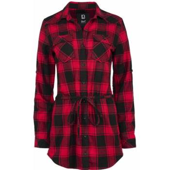 Brandit dámská košile Lucy červeno-černá